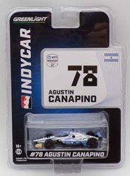 Agustin Canapino #78 Argentine Football Association - NTT IndyCar Series 1:64 Scale IndyCar Diecast Agustin Canapino, 2024, 1:64, diecast, greenlight, indy