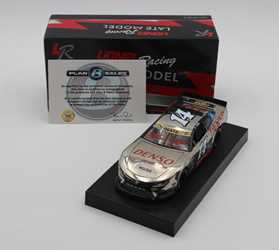 Akinori Ogata Autographed W/ Red Paint Pen 2023 #4 Denso 1:24 Color Chrome Late Model Stock Car Diecast Akinori Ogata, Late Model Stock Car Diecast, 2023 Nascar Diecast, 1:24 Scale Diecast, autographed