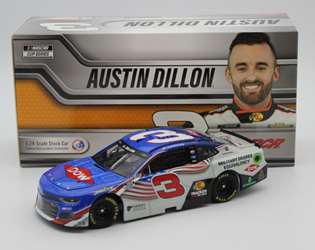 Austin Dillon 2021 Dow Salutes Veterans 1:24 Nascar Diecast Austin Dillon, Nascar Diecast, 2021 Nascar Diecast, 1:24 Scale Diecast