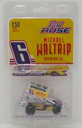 Bill Rose 2024 Bill Rose Racing/Michael Waltrip Brewing Co. Sprint Car #6 1:50 Sprint Car Diecast  Bill Rose, sprint diecast, diecast collectibles, dirt racing, sprint car, diecast cars, die-cast, racing collectibles, 