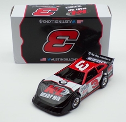 **Box Damaged See Pictures** Austin Dillon 2021 K&L Ready Mix 1:24 Dirt Late Model Diecast **Box Damaged See Pictures** Austin Dillon 2021 K&L Ready Mix 1:24 Dirt Late Model Diecast