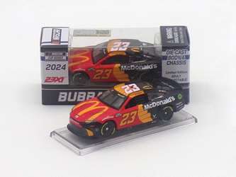 Bubba Wallace 2024 McDonalds 1:64 Nascar Diecast Chassis Bubba Wallace, Nascar Diecast, 2024 Nascar Diecast, 1:64 Scale Diecast Chassis