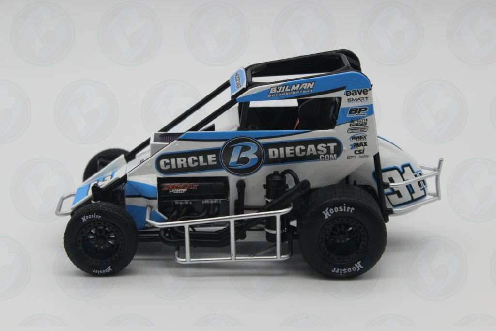 Carson Hocevar 2023 Circle B Diecast Chili Bowl 1:18 Midget Diecast