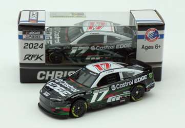 Chris Buescher 2024 Castrol Edge 1:64 Nascar Diecast - FOIL NUMBER DIECAST  Chris Buescher, Nascar Diecast, 2024 Nascar Diecast, 1:64 Scale Diecast,