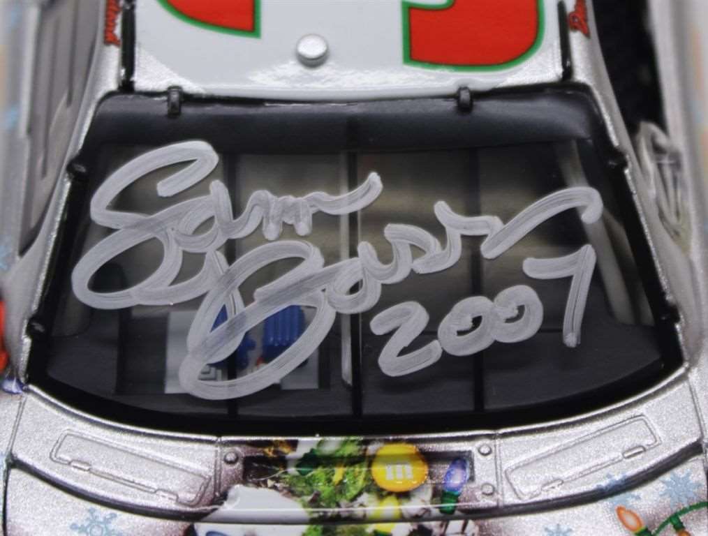 David Gilliland Autographed By Sam Bass 2007 Numbered Sam Bass Holiday ...