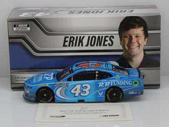 Erik Jones Autographed 2021 RP Funding 1:24 Nascar Diecast Erik Jones Nascar Diecast,2021 Nascar Diecast,1:24 Scale Diecast,pre order diecast