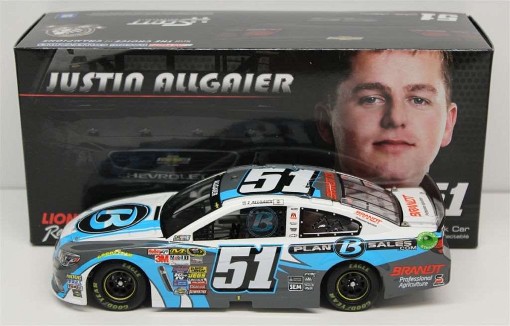 Justin Allgaier 2014 PlanBSales.com 1:24 Nascar Diecast