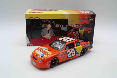 ** With Picture of Driver Autographing Diecast **  Kevin Harvick Dual Autographed 2002 Sylvania 1:24 Nascar Diecast Kevin Harvick Dual Autographed 2002 Sylvania 1:24 Nascar Diecast 