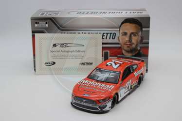 Matt DiBenedetto Autographed 2021 Motorcraft Darlington Throwback 1:24 Nascar Diecast Matt DiBenedetto Nascar Diecast,2021 Nascar Diecast,1:24 Scale Diecast,pre order diecast