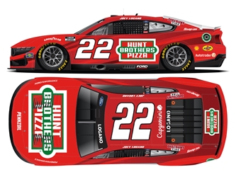 *Preorder* Joey Logano 2024 Hunt Brothers Pizza Red 1:64 Nascar Diecast Chassis Joey Logano, Nascar Diecast, 2024 Nascar Diecast, 1:64 Scale Diecast, Diecast Chassis