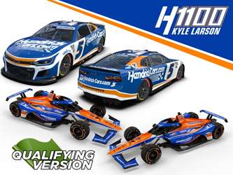 *Preorder* Kyle Larson 2024 HendrickCars.com "1100" 1:24 Nascar / 1:18 IndyCar 2 car Qualifying Version set Kyle Larson, Nascar Diecast, 2024 Nascar Diecast, 1:24 Scale Diecast, pre order diecast, Elite