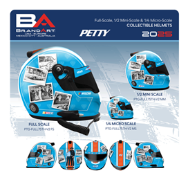 *Preorder* Petty 75th Tribute V2 Full Size Replica Helmet Richard Petty, Helmet, NASCAR, BrandArt, Full Size Helmet, Replica Helmet