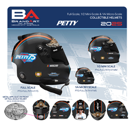 *Preorder* Petty 75th Tribute V1 Full Size Replica Helmet Richard Petty, Helmet, NASCAR, BrandArt, Full Size Helmet, Replica Helmet