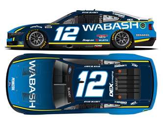 *Preorder* Ryan Blaney 2025 Wabash 1:24 Nascar Diecast Ryan Blaney, Nascar Diecast, 2025 Nascar Diecast, 1:24 Scale Diecast