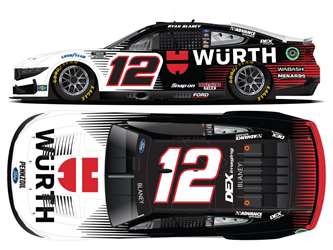 *Preorder* Ryan Blaney 2025 Wurth 1:24 Elite Nascar Diecast  Ryan Blaney, Nascar Diecast, 2025 Nascar Diecast, 1:24 Scale Diecast, pre order diecast, Elite