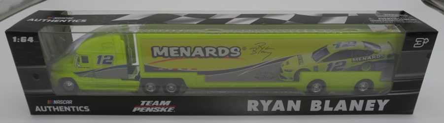 Ryan Blaney #12 Menards 1:64 Nascar Authentics Hauler Ryan Blaney #12 Menards 1:64 Nascar Authentics Hauler