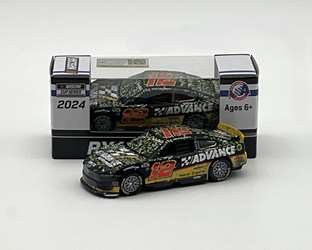 Ryan Blaney 2024 Advance Auto / Inaugural Iowa Speedway 6/16 Race Win 1:64 Nascar Diecast - FOIL NUMBER CAR Ryan Blaney, Nascar Diecast, 2024 Nascar Diecast, 1:64 Scale Diecast,