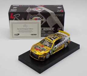 Ryan Blaney Autographed 2023 Pennzoil/Menards Talladega 10/1 Race Win 1:24 Liquid Color Nascar Diecast Ryan Blaney, Nascar Diecast, 2023 Nascar Diecast, 1:24 Scale Diecast, Liquid Color, Autographed