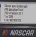 *Preorders* Shane Van Gisbergen 2024 WeatherTech 1:64 Nascar Diecast Chassis - C162461WRTSV