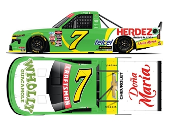 *Preorder* Andres Perez 2024 Herdez / Wholly Guacamole Truck Series 1:24 Color Chrome Nascar Diecast - Truck Series Andres Perez, Nascar Diecast, 2024 Nascar Diecast, 1:24 Scale Diecast
