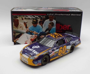 ** With Picture of Driver Autographing Diecast ** Greg Biffle Autographed 2004 Charter 1:24 Team Caliber Preferred Series Diecast ** With Picture of Driver Autographing Diecast ** Greg Biffle Autographed 2004 Charter 1:24 Team Caliber Preferred Series Diecast