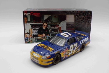 ** With Picture of Driver Autographing Diecast ** Kurt Busch Autographed 2003 Irwin Tools 1:24 Team Caliber Preferred Series Diecast ** With Picture of Driver Autographing Diecast ** Kurt Busch Autographed 2003 Irwin Tools 1:24 Team Caliber Preferred Series Diecast